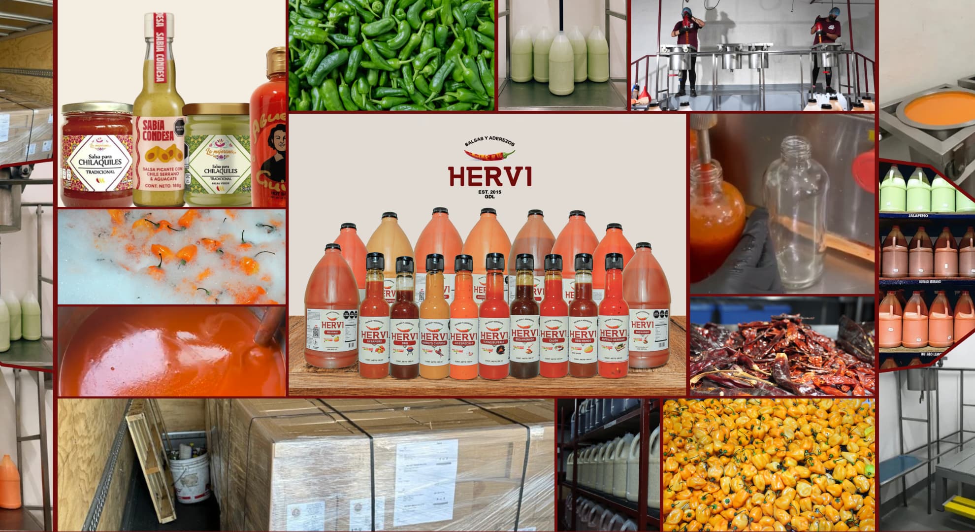 Proceso de elaboración y productos Salsas HERVI